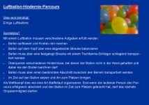 9. 3. 14.9.2020 luftballon hindernis parcours