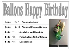 Ballons Happy Birthday Seite 1