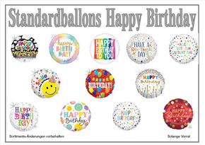 Ballons Happy Birthday Seite 2