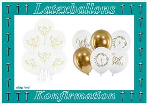 konfirmation 2024 latexballons